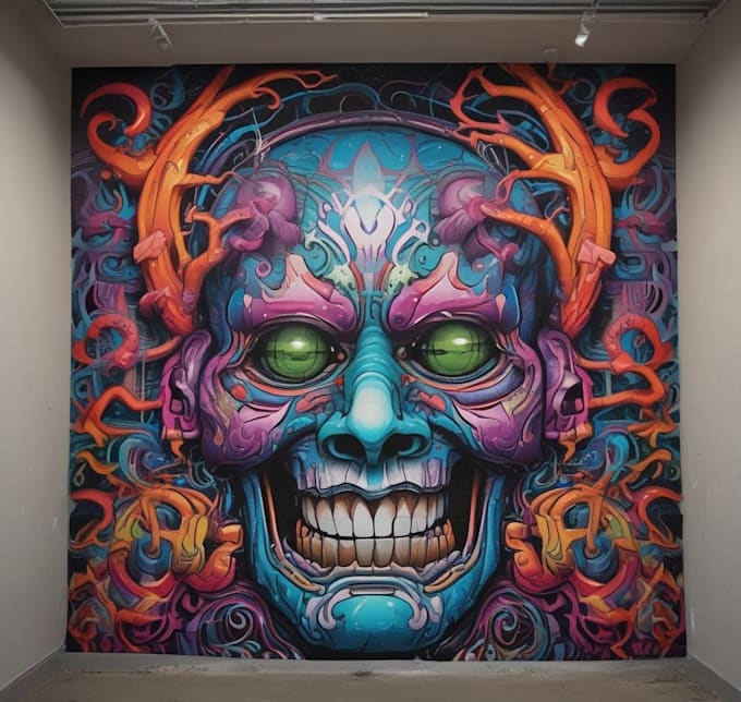 create graffiti art design for your logo or word