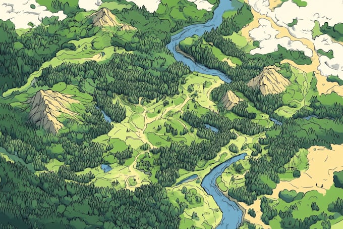 make a fantasy map for your dnd game