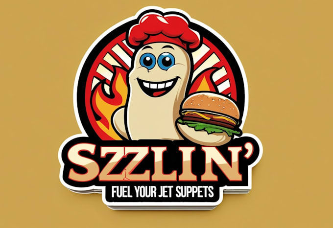 design bbq, grill, bar and restaurants logo