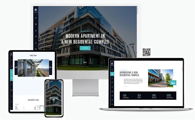 design a real estate website to showcase properties