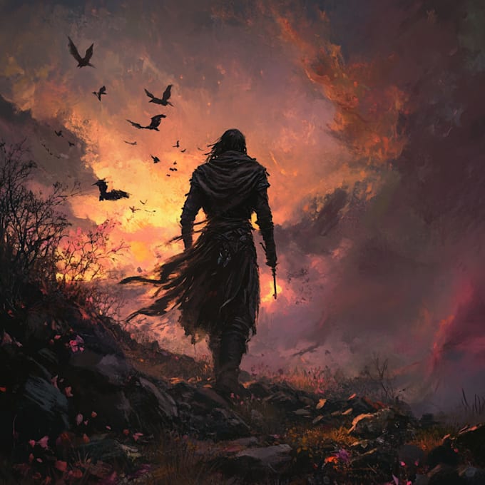 do character design and concept art, fantasy illustration