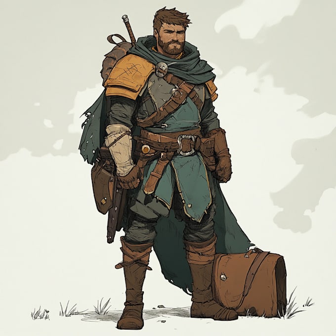 Design character drawings for fantasy concept art and dnd fanart by ...