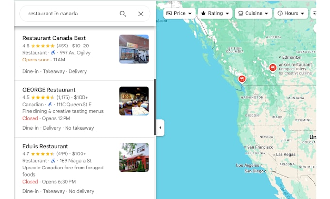 do google maps, yellow pages, yell, and web data scraping
