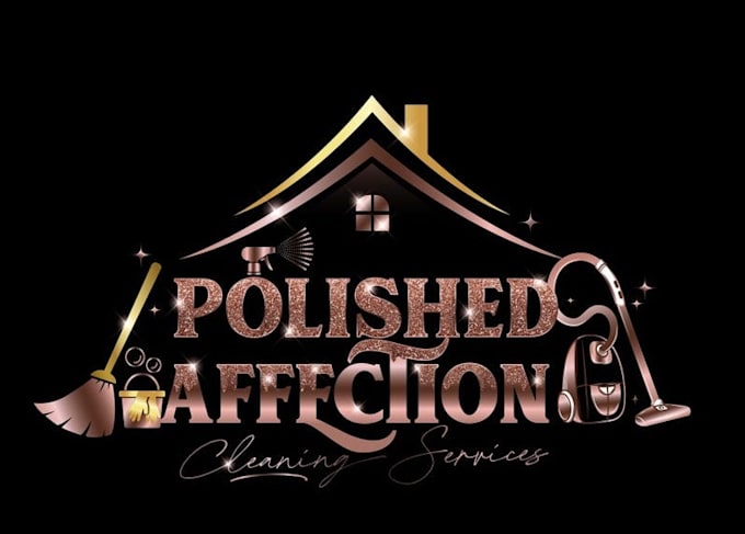 design a professional modern cleaning and maintenance logo