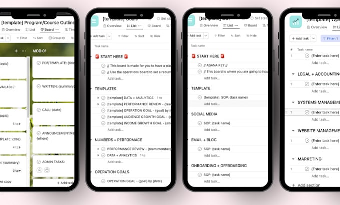 send done for you asana templates