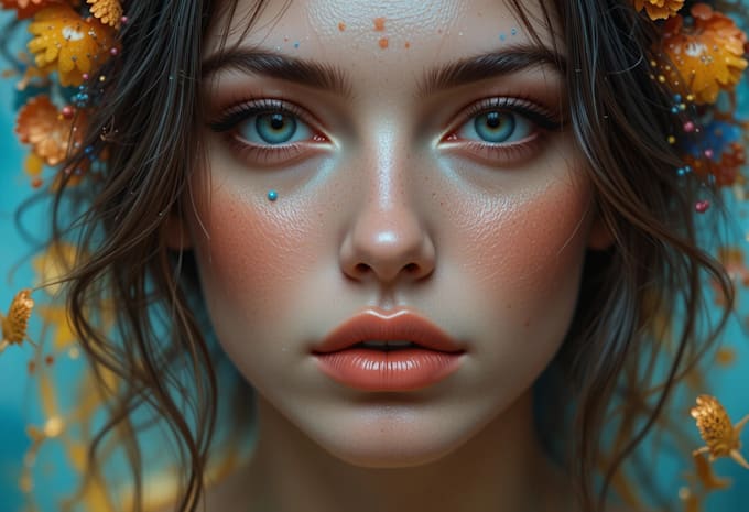 make a vector line art portrait avatar from your picture