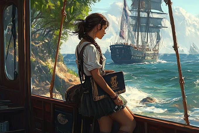 design 2d game concept art background and environment