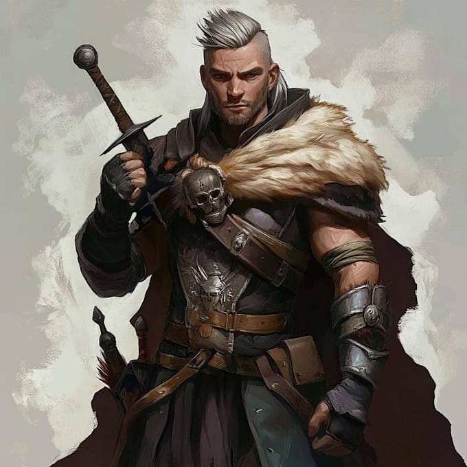 create high quality dnd character art