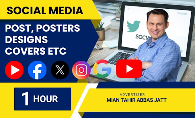 design modern social media posts