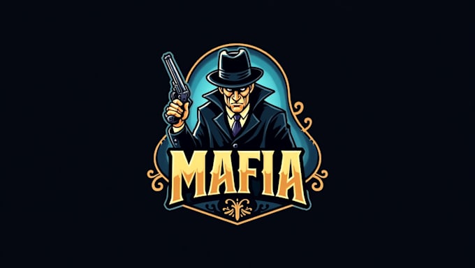 design wonderful mafia mascot logo design with unlimited revision