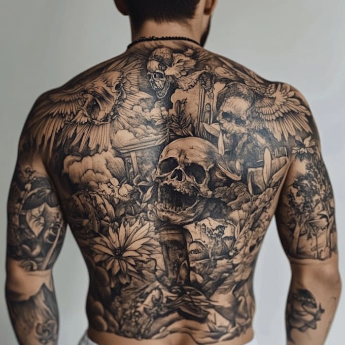 draw a custom tattoo design