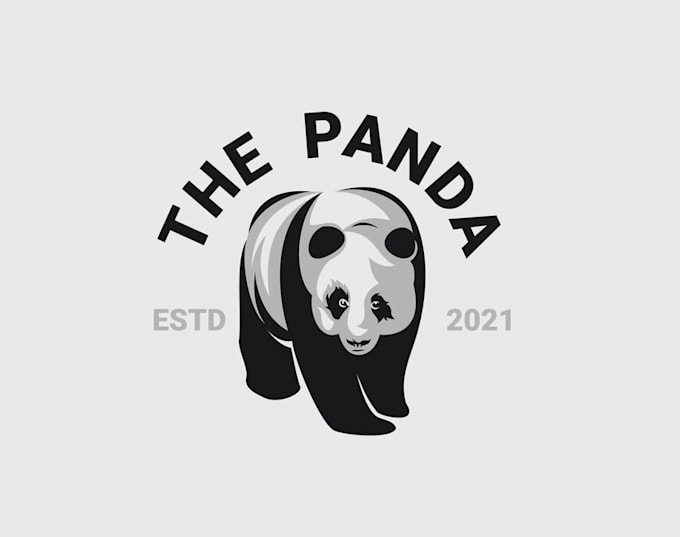 design professional panda logo design