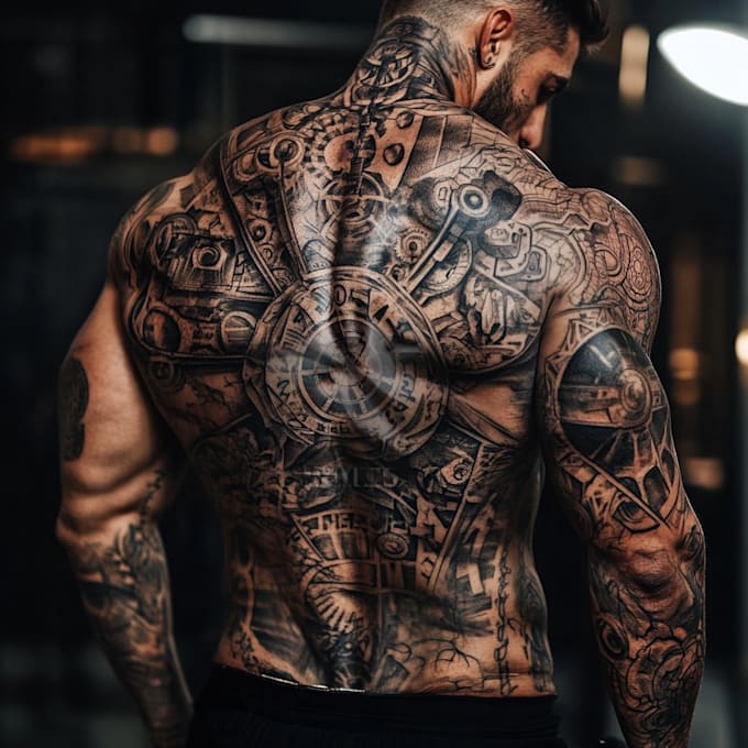 draw a realistic tattoo design
