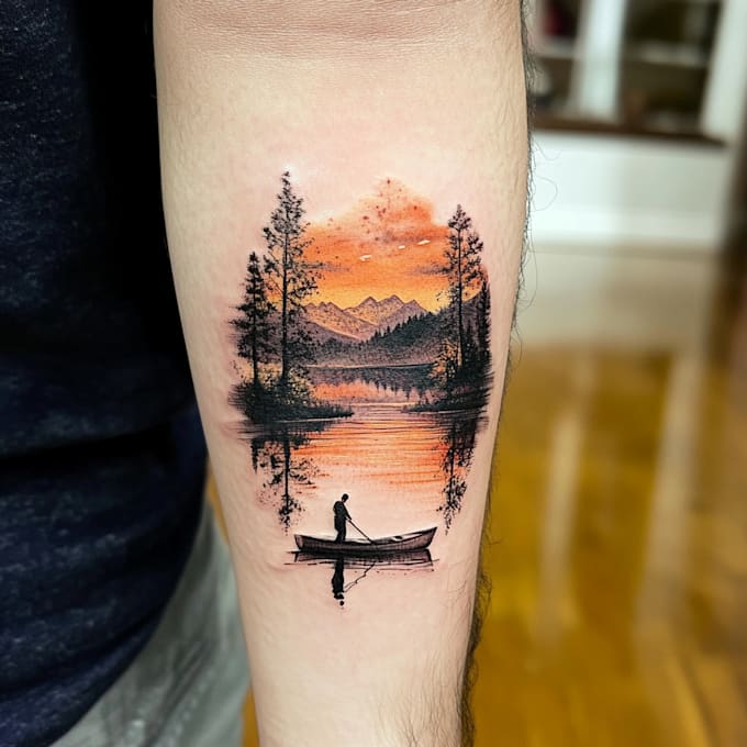custom an abstract tattoo design