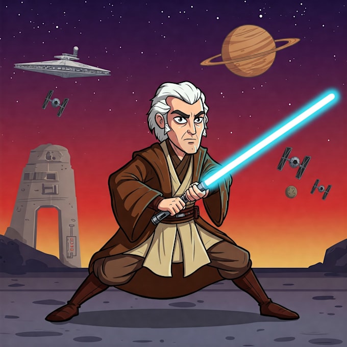 paint you as a star wars character