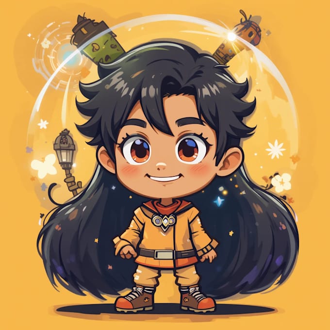 Design cute cartoon character simple illustration by Wimo_wing | Fiverr