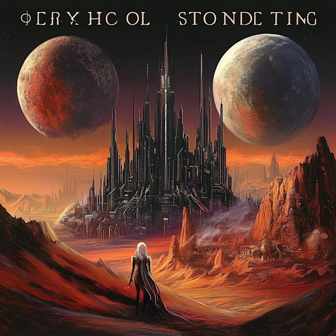 create a unique sci fi book cover