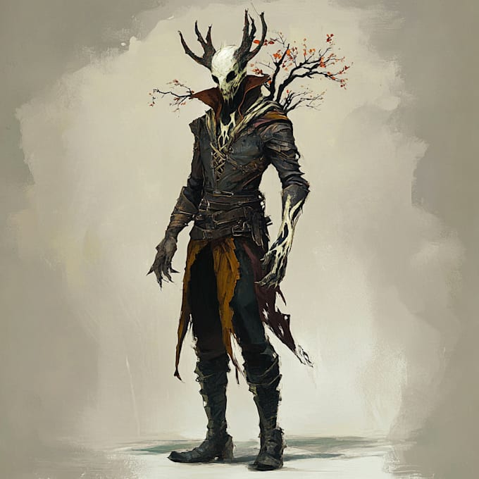 draw horror or fantasy monster or creature for you