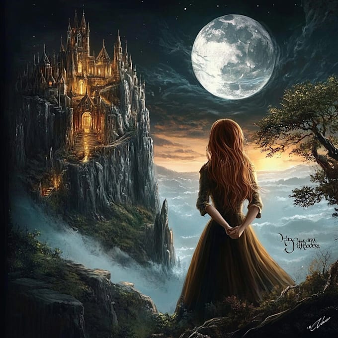 illustrate fantasy book covers and ebook covers