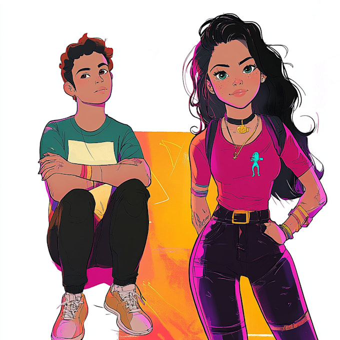 create comics and cartoon illustrations