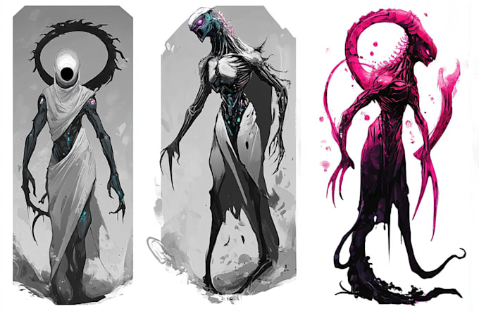 create fantasy, sci fi, character with hyperrealistic style