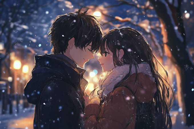 draw your couple character with anime style