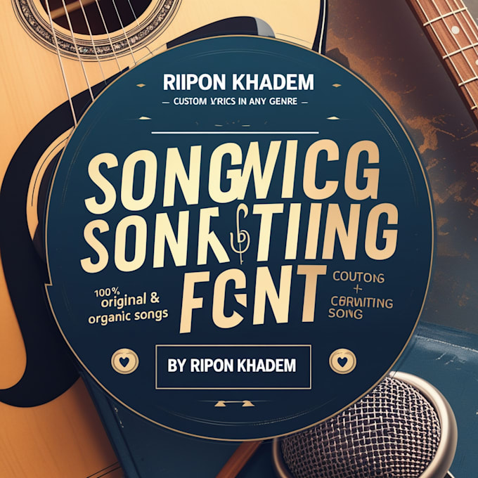 write original and organic songs in any genre
