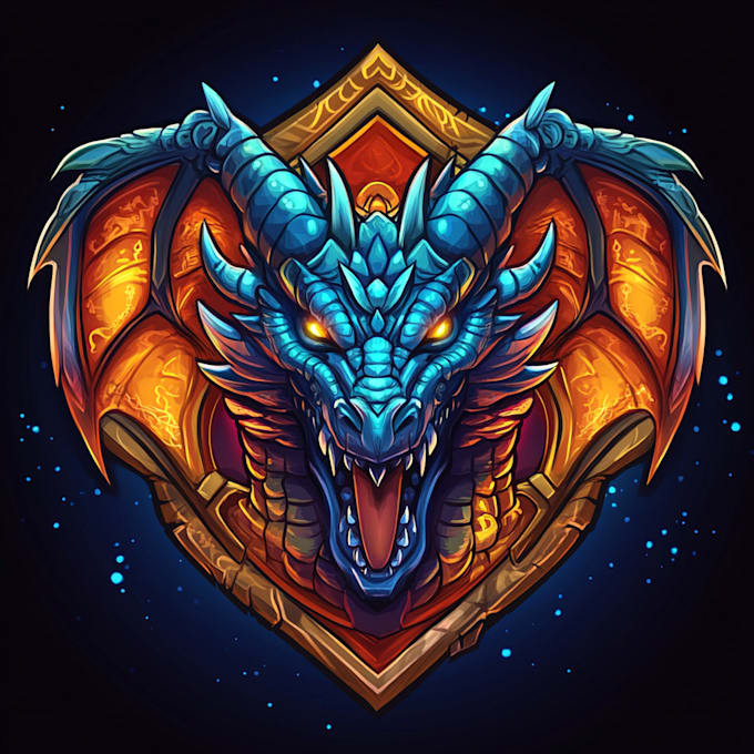 design awesome rpg fantasy or sci fi logo for you