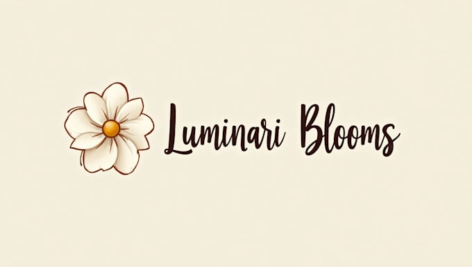 design eye catchy boho flower minimalist logo with satisfaction guaranteed