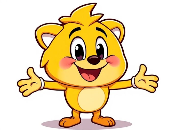 special cartoon mascot character
