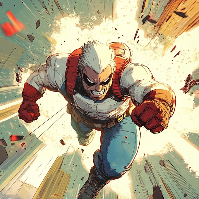 draw comic book illustration with comic book illustrator