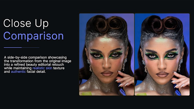 high end beauty retouch and photo editing