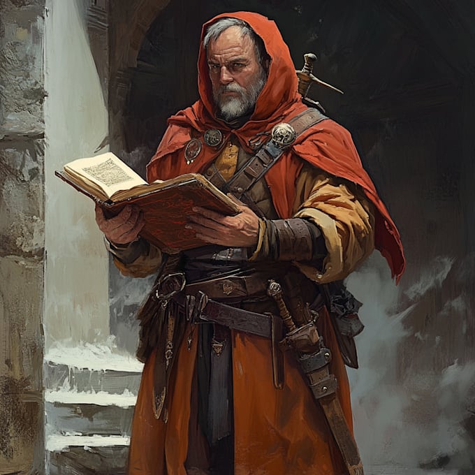 create a d and d character art and dnd art
