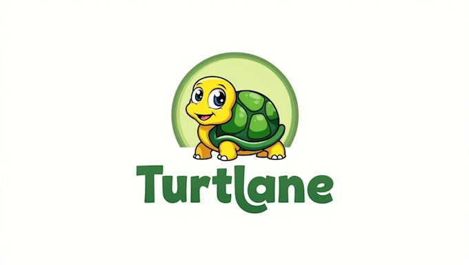 design awesome sea turtle mascot logo with express delivery