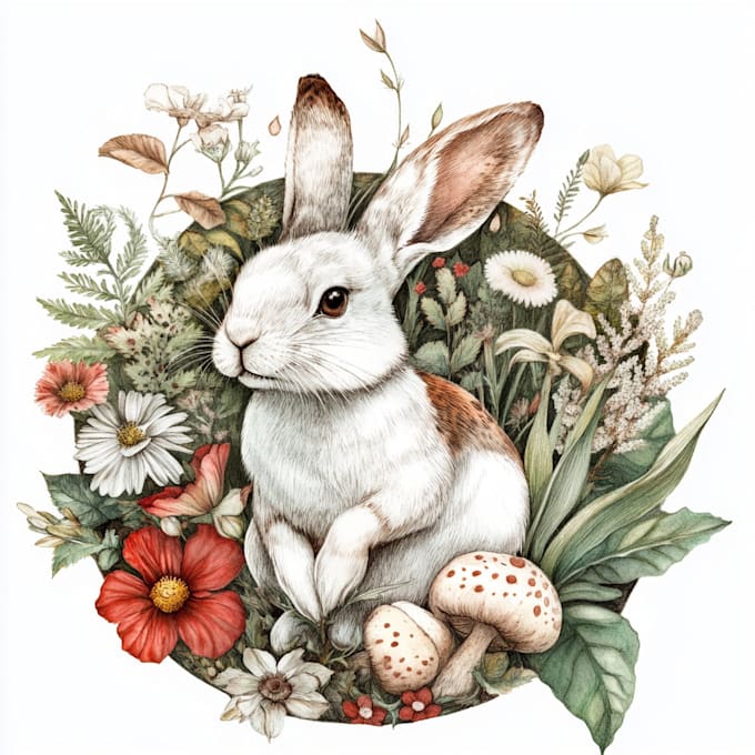 draw animal and botanical illustrations
