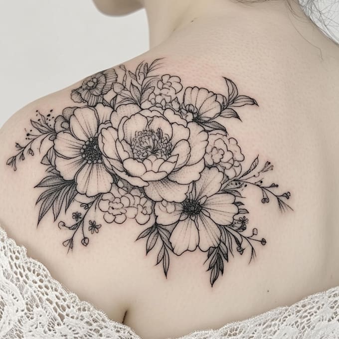 draw a custom tattoo design