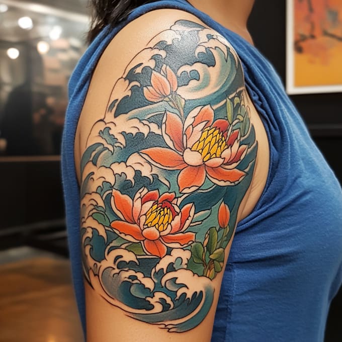 make a realistic tattoo design