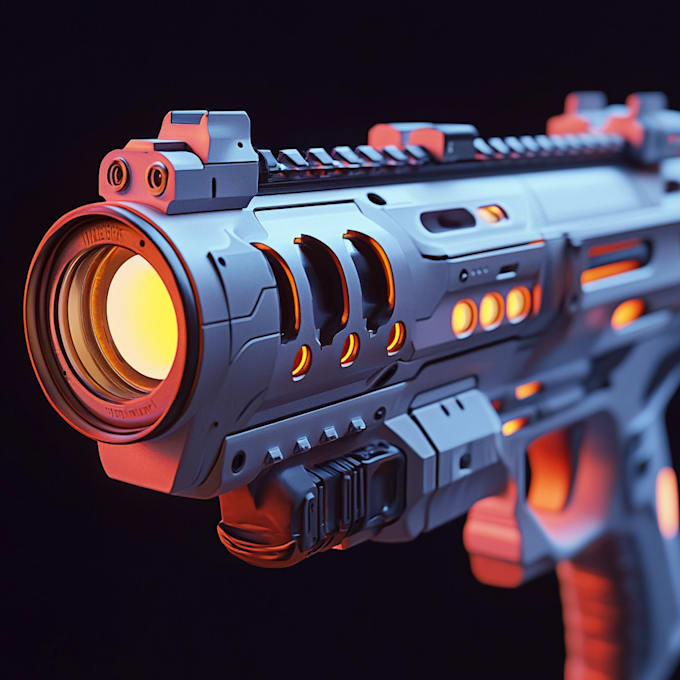 design detailed 2d weapons with an epic style