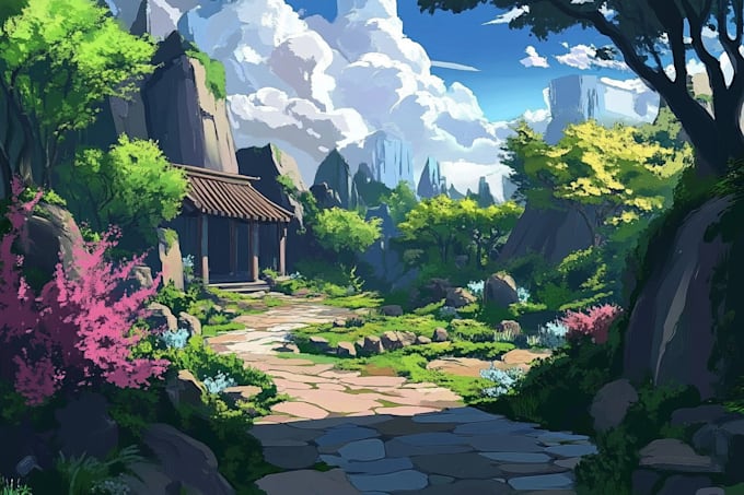 make concept art, environment or landscape landscape