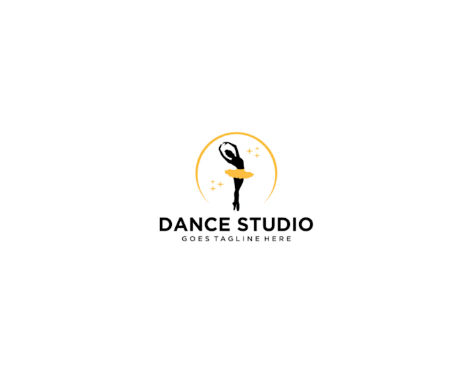 create a professional dance logo