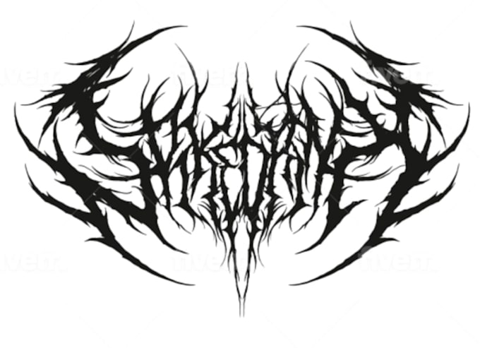 do atmospheric black metal and dungeon synth logo
