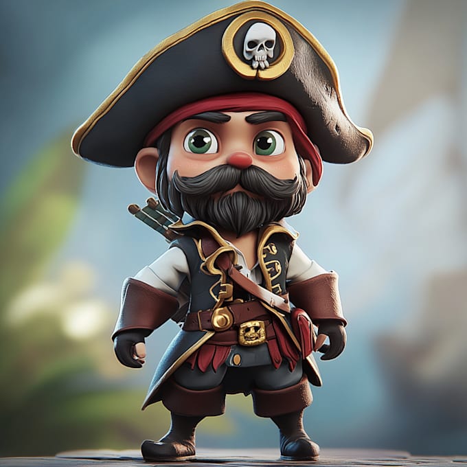 sculpt a 3d model and character for 3d printing