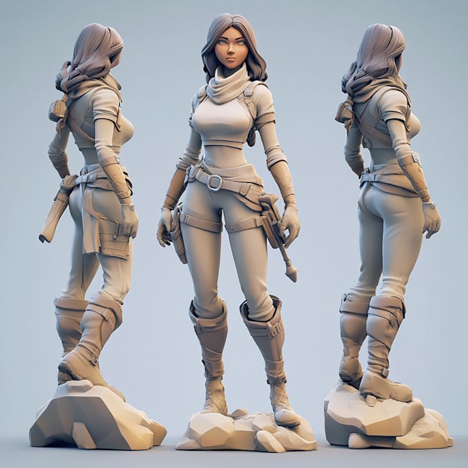 do 3d character modeling for games and films