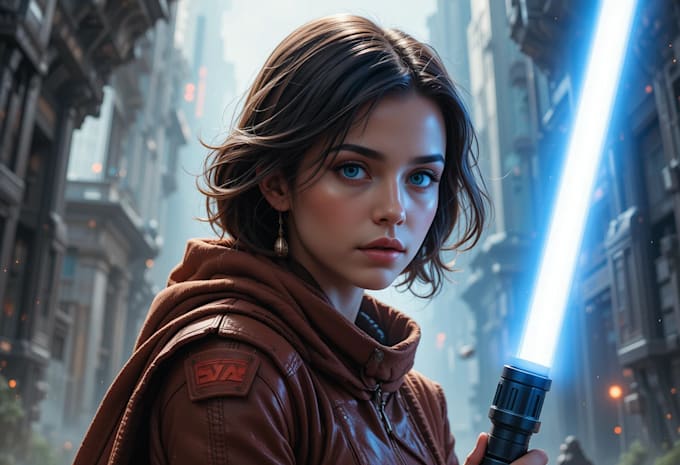 design star wars, game character or sci fi game character