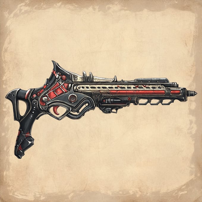 create 3d game art modeling weapons and props for unity