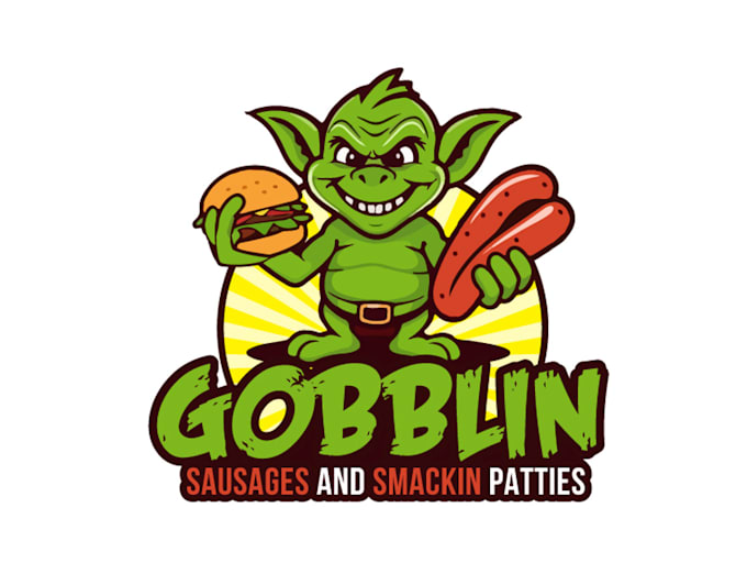 do modern professional burger logo design