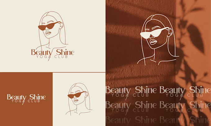 design a minimalistic, feminine, boho botanical logo