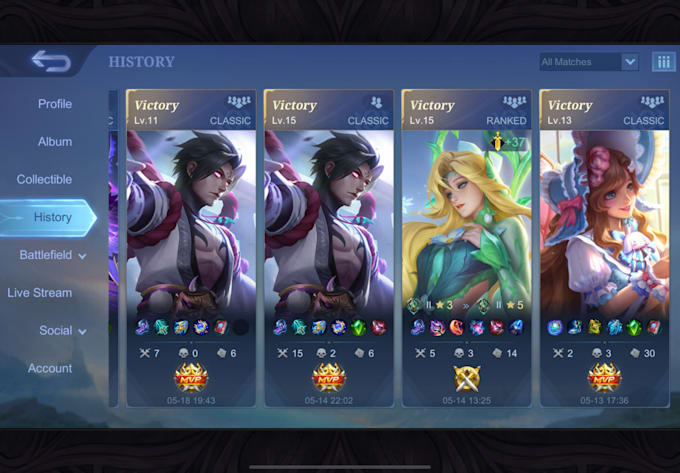 play mobile legends with you