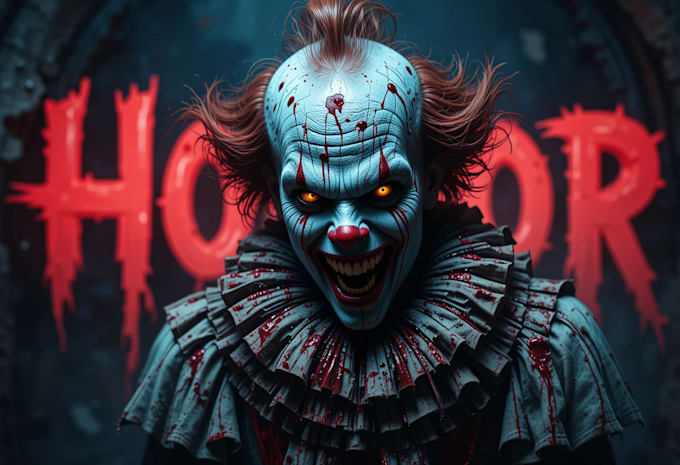 draw horror character illustration
