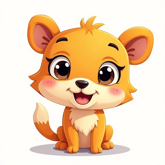 create illustration vector graphic cartoon character